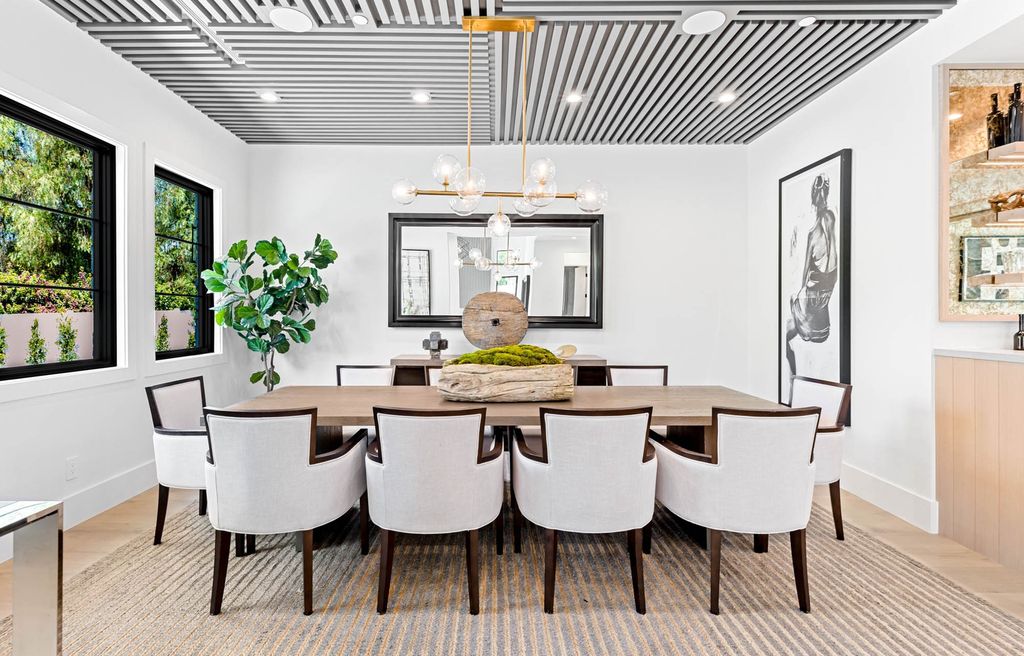 The Home in Tarzana, a secluded residence has been meticulously crafted with luxury comfort in mind offering an exquisite living experience is now available for sale. This home located at 5124 Calvin Ave, Tarzana, California