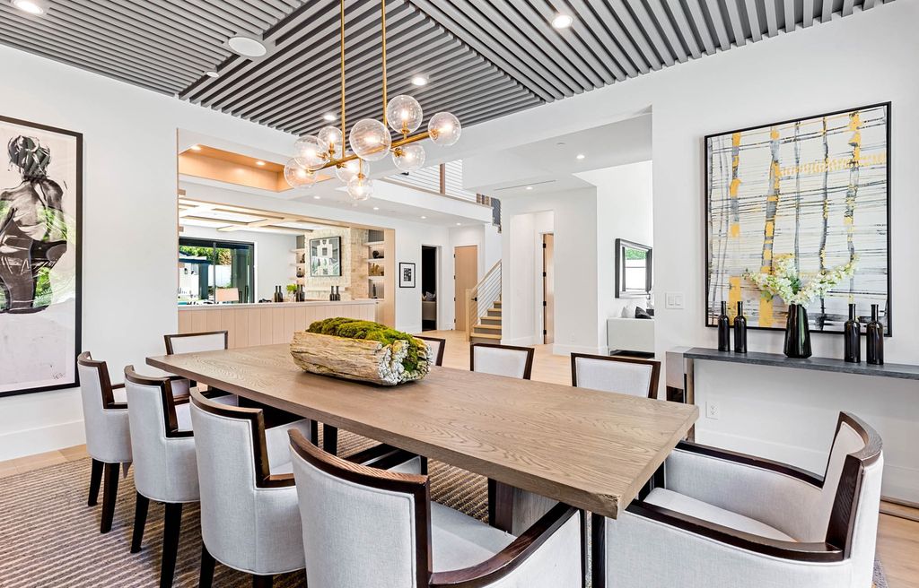 The Home in Tarzana, a secluded residence has been meticulously crafted with luxury comfort in mind offering an exquisite living experience is now available for sale. This home located at 5124 Calvin Ave, Tarzana, California