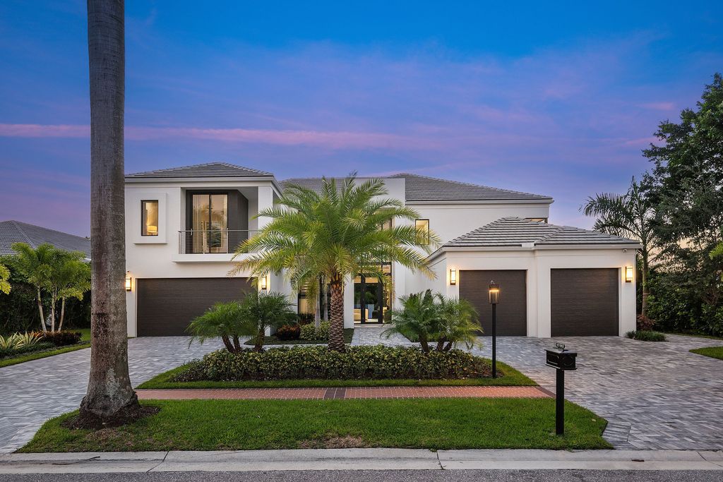 The Home in Boca Raton, a brand new modern estate in the world-renowned St. Andrew CC was designed by George Brewer Architect and decorated by Zelman Design is now available for sale. This home located at 17192 Northway Cir, Boca Raton, Florida