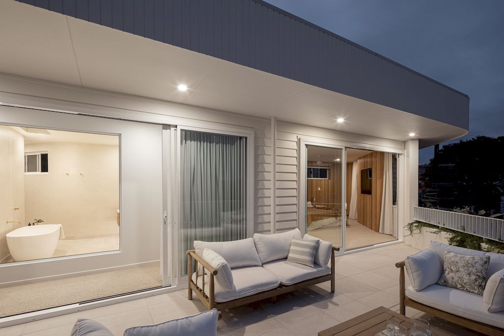 Clare House, a Prominent Luxurious White Home by Invilla Architecture