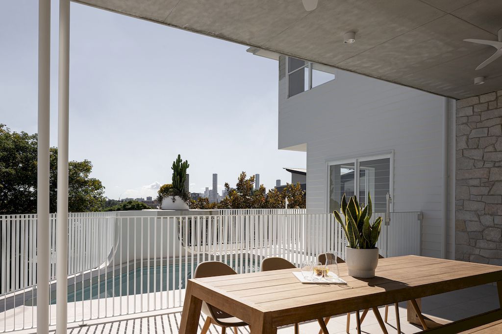 Clare House, a Prominent Luxurious White Home by Invilla Architecture
