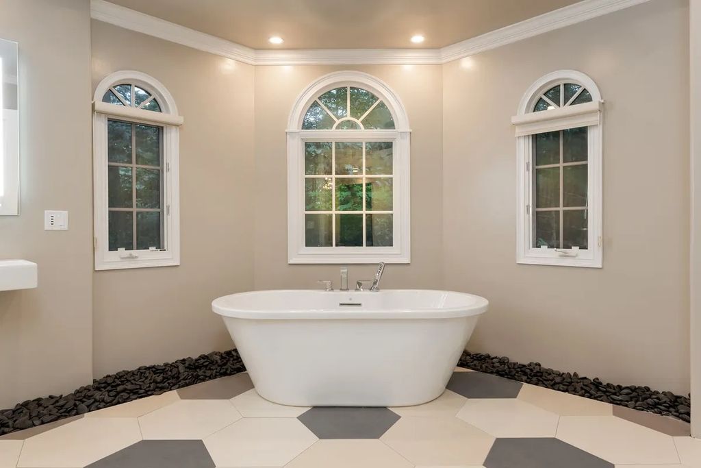 The Residence in Asheville is carefully considered and thoughtfully planned with plenty of entertaining spaces, now available for sale. This home located at 18 Cedar Hill Dr, Asheville, North Carolina