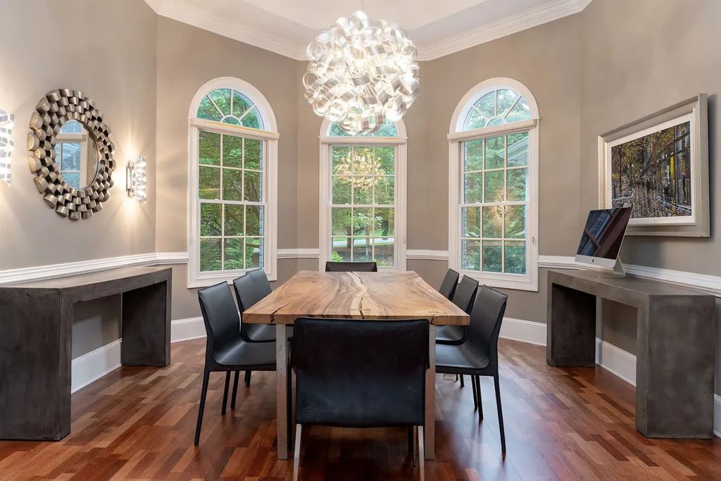 The Residence in Asheville is carefully considered and thoughtfully planned with plenty of entertaining spaces, now available for sale. This home located at 18 Cedar Hill Dr, Asheville, North Carolina