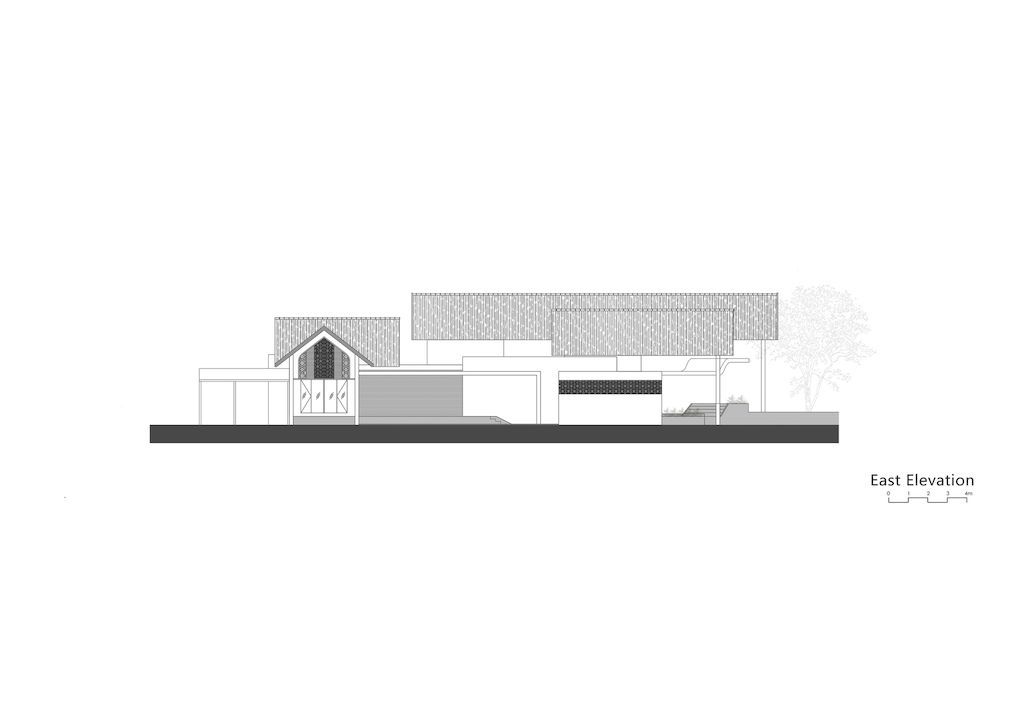 Contour House, spacious & comfort home by Archimatrix India Associates
