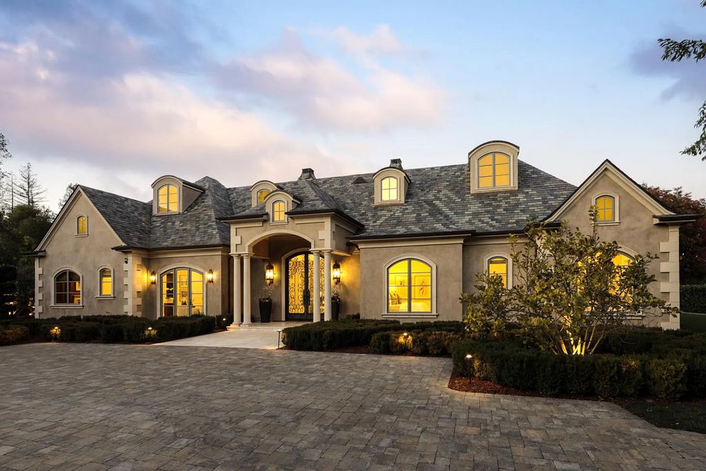 54 Mulberry Ln, Atherton, California is meticulously maintained estate sits on over an acre of level, flat grounds and positioned on the lot to capture abundant light throughout the day.