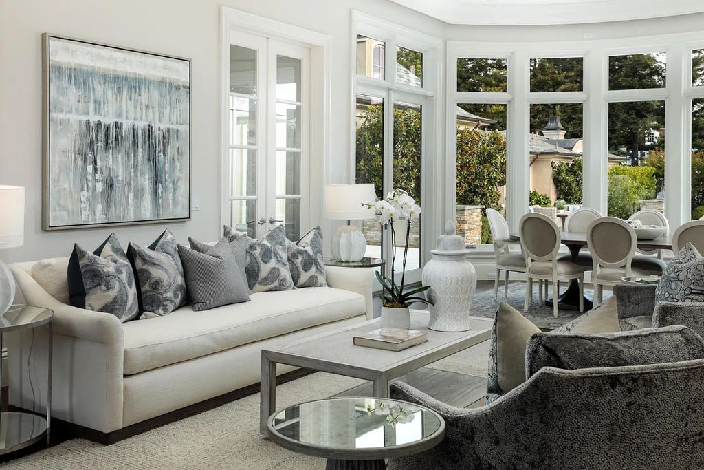 54 Mulberry Ln, Atherton, California is meticulously maintained estate sits on over an acre of level, flat grounds and positioned on the lot to capture abundant light throughout the day.