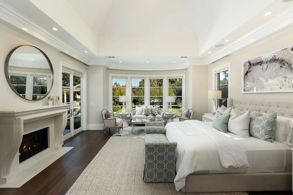 54 Mulberry Ln, Atherton, California is meticulously maintained estate sits on over an acre of level, flat grounds and positioned on the lot to capture abundant light throughout the day.