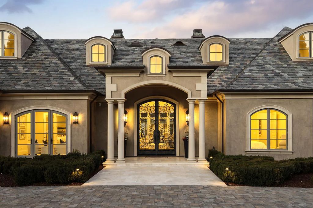 54 Mulberry Ln, Atherton, California is meticulously maintained estate sits on over an acre of level, flat grounds and positioned on the lot to capture abundant light throughout the day.