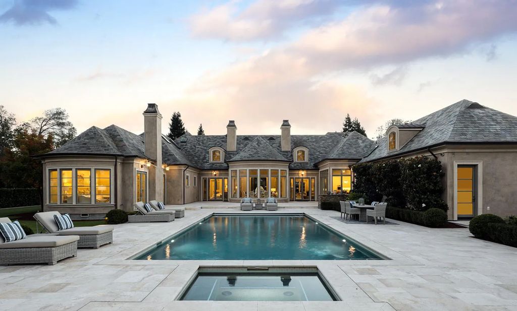 54 Mulberry Ln, Atherton, California is meticulously maintained estate sits on over an acre of level, flat grounds and positioned on the lot to capture abundant light throughout the day.