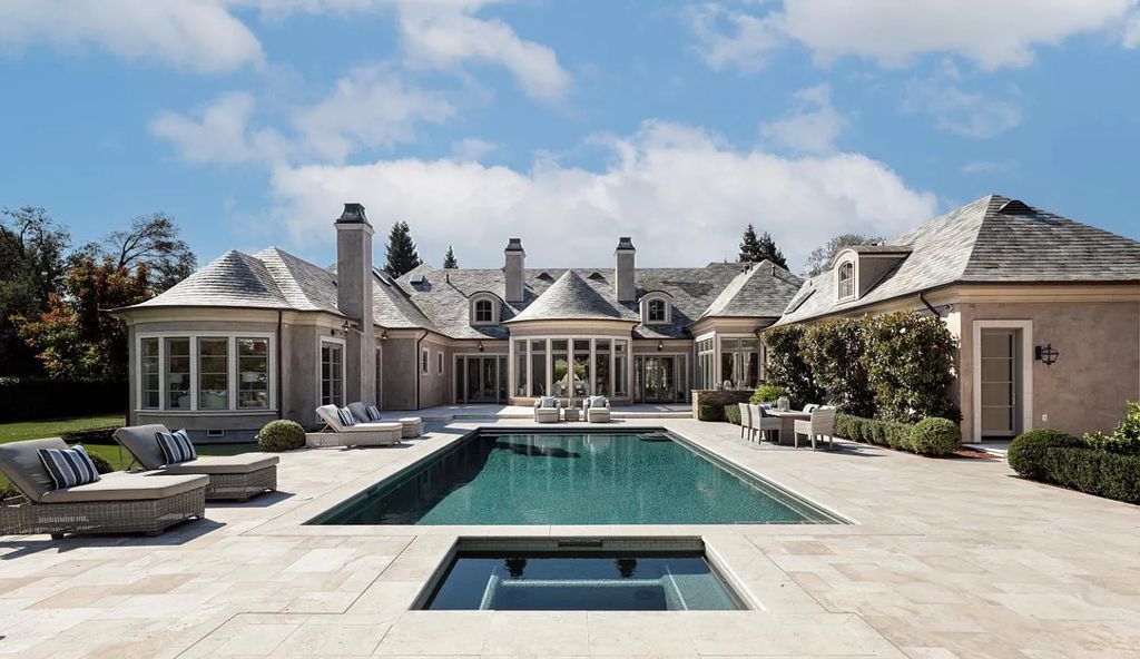 54 Mulberry Ln, Atherton, California is meticulously maintained estate sits on over an acre of level, flat grounds and positioned on the lot to capture abundant light throughout the day.