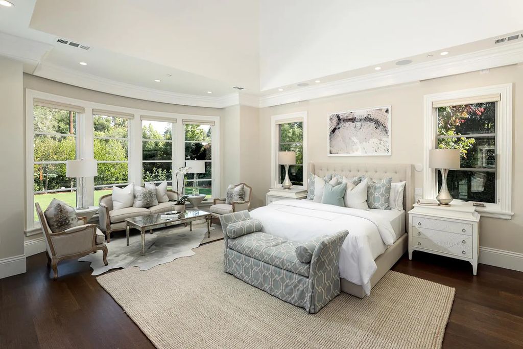 54 Mulberry Ln, Atherton, California is meticulously maintained estate sits on over an acre of level, flat grounds and positioned on the lot to capture abundant light throughout the day.