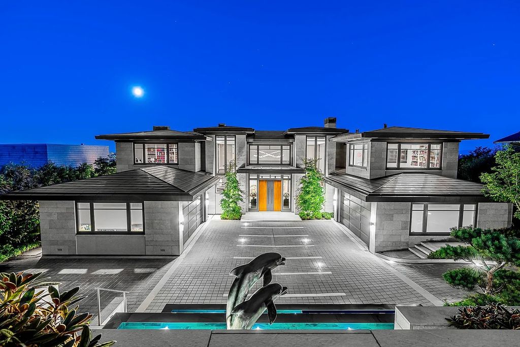 The Estate in West Vancouver is a luxurious home projecting architectural elegance and grandeur with classic modern design and rich materials now available for sale. This home located at 730 Fairmile Rd, West Vancouver, BC V7S 1R2, Canada; offering 08 bedrooms and 11 bathrooms with 14,759 square feet of living spaces.