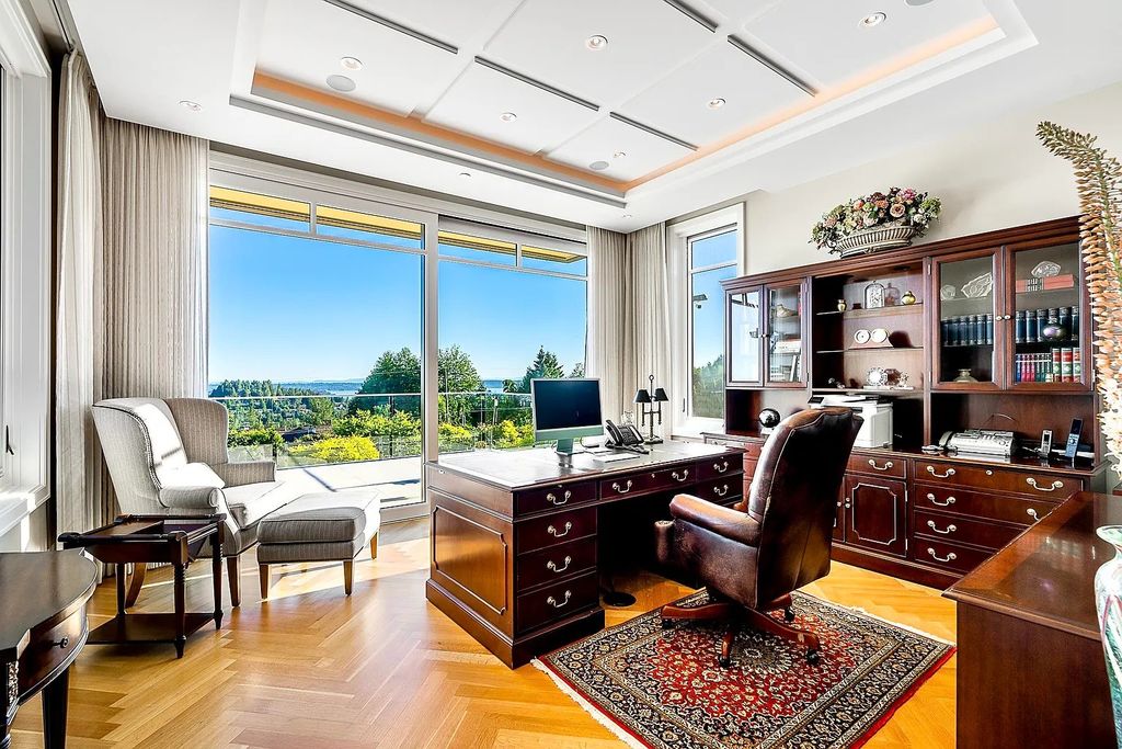The Estate in West Vancouver is a luxurious home projecting architectural elegance and grandeur with classic modern design and rich materials now available for sale. This home located at 730 Fairmile Rd, West Vancouver, BC V7S 1R2, Canada; offering 08 bedrooms and 11 bathrooms with 14,759 square feet of living spaces.