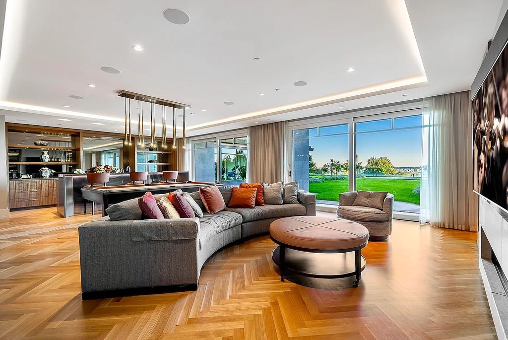 The Estate in West Vancouver is a luxurious home projecting architectural elegance and grandeur with classic modern design and rich materials now available for sale. This home located at 730 Fairmile Rd, West Vancouver, BC V7S 1R2, Canada; offering 08 bedrooms and 11 bathrooms with 14,759 square feet of living spaces.