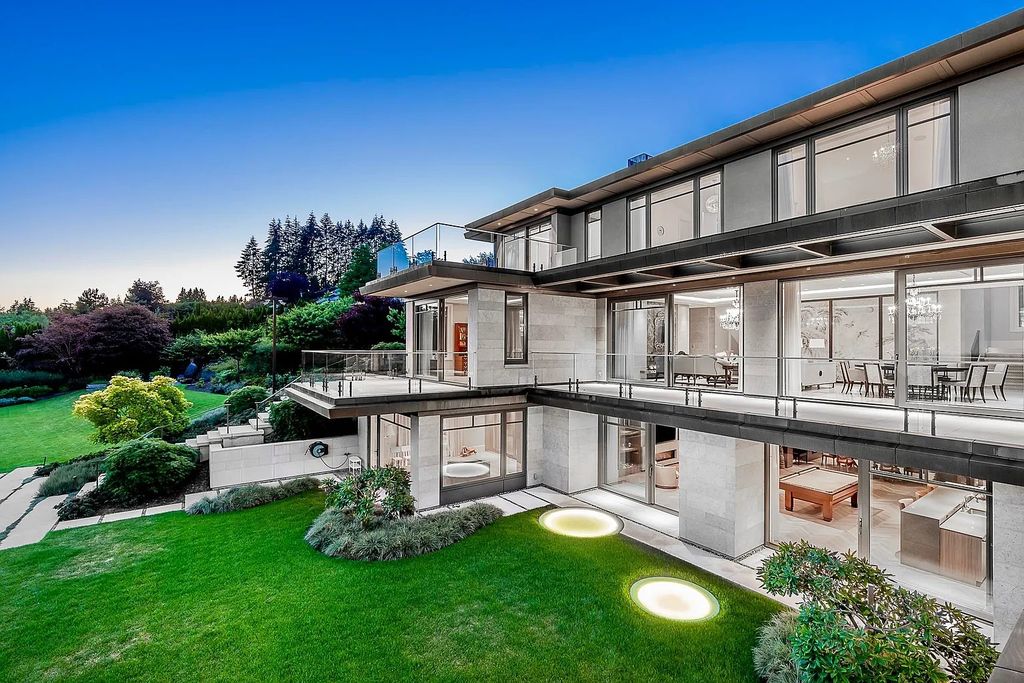 The Estate in West Vancouver is a luxurious home projecting architectural elegance and grandeur with classic modern design and rich materials now available for sale. This home located at 730 Fairmile Rd, West Vancouver, BC V7S 1R2, Canada; offering 08 bedrooms and 11 bathrooms with 14,759 square feet of living spaces.