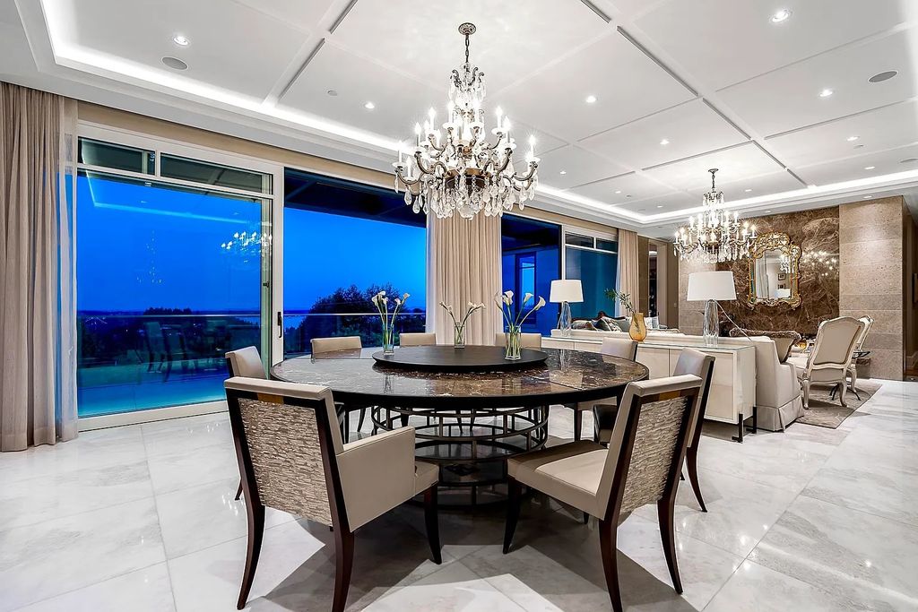 The Estate in West Vancouver is a luxurious home projecting architectural elegance and grandeur with classic modern design and rich materials now available for sale. This home located at 730 Fairmile Rd, West Vancouver, BC V7S 1R2, Canada; offering 08 bedrooms and 11 bathrooms with 14,759 square feet of living spaces.
