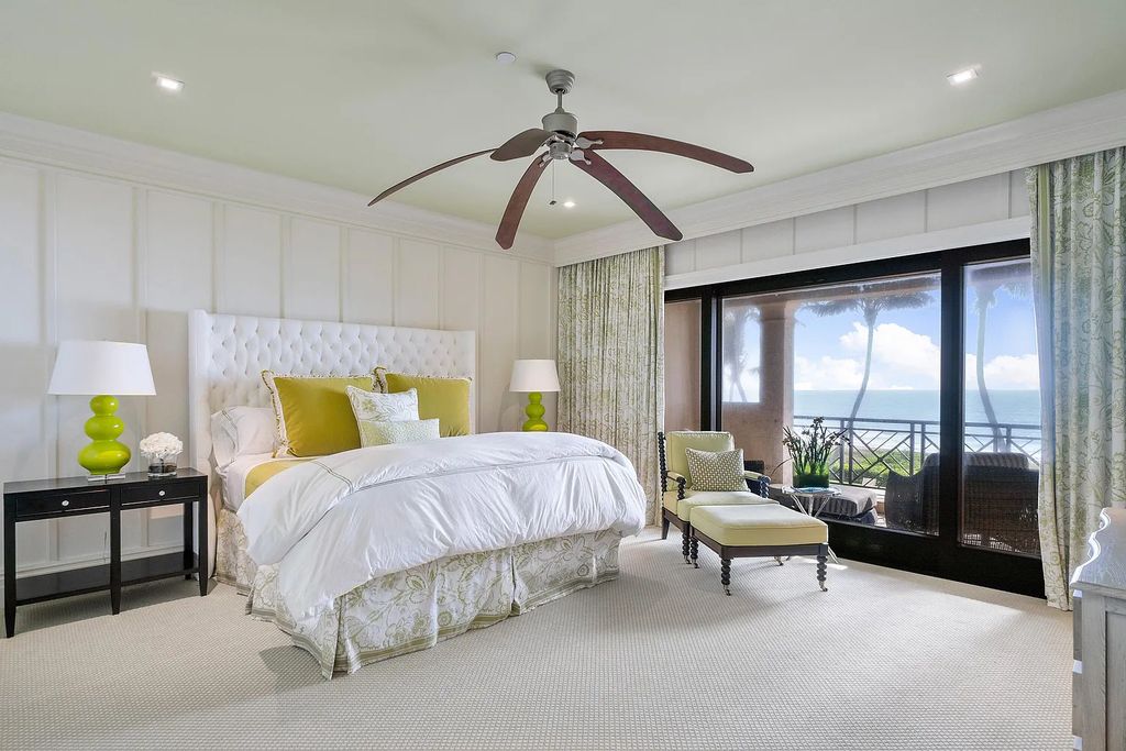 The Mansion in Highland Beach, a trophy property delivers over 150 feet of private manicured beachfront  on nearly 2 acres featuring modern French-Eclectic architecture, transitional interiors is now available for sale. This home located at 2455 S Ocean Blvd, Highland Beach, Florida