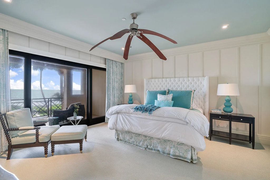 The Mansion in Highland Beach, a trophy property delivers over 150 feet of private manicured beachfront  on nearly 2 acres featuring modern French-Eclectic architecture, transitional interiors is now available for sale. This home located at 2455 S Ocean Blvd, Highland Beach, Florida