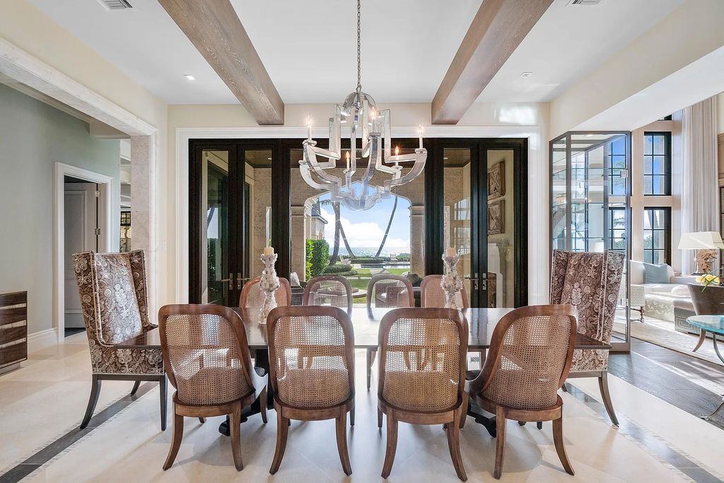 The Mansion in Highland Beach, a trophy property delivers over 150 feet of private manicured beachfront  on nearly 2 acres featuring modern French-Eclectic architecture, transitional interiors is now available for sale. This home located at 2455 S Ocean Blvd, Highland Beach, Florida