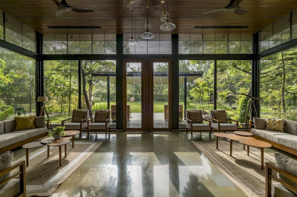 Kalrav Villa with Unique Design Inspired by Nature by VPA Architects