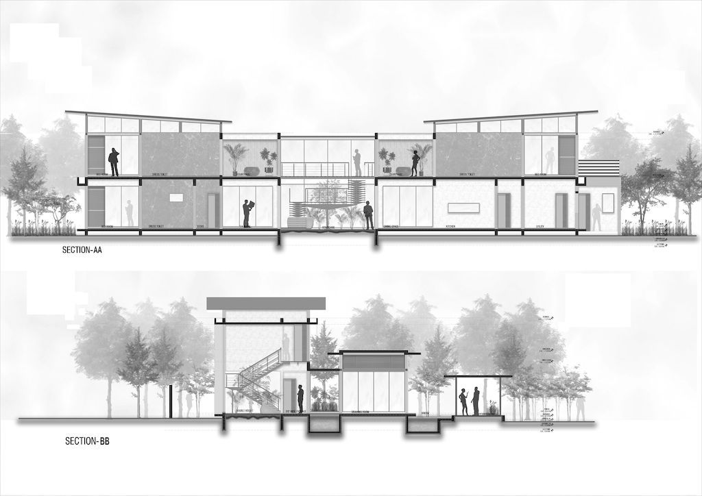 Kalrav Villa with Unique Design Inspired by Nature by VPA Architects 21