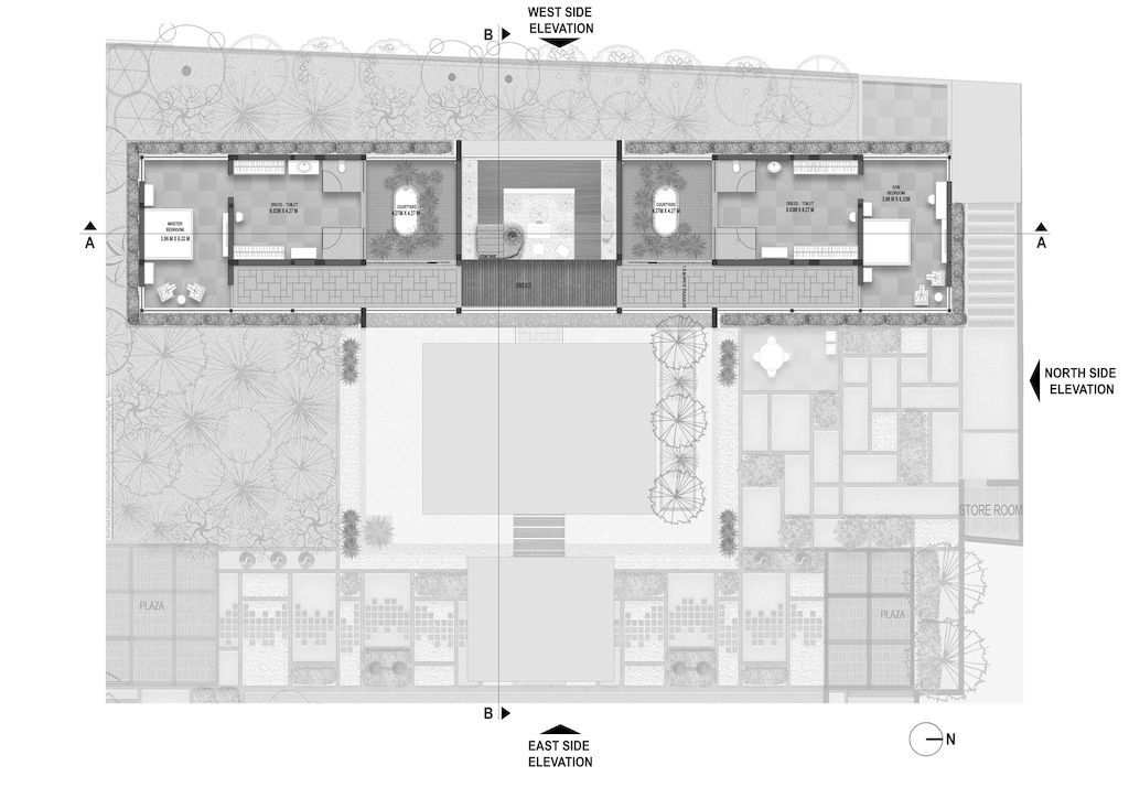 Kalrav Villa with Unique Design Inspired by Nature by VPA Architects 23