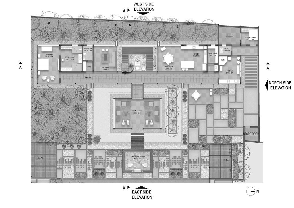 Kalrav Villa with Unique Design Inspired by Nature by VPA Architects 24