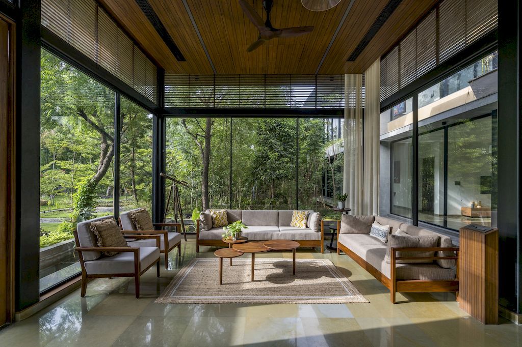 Kalrav Villa with Unique Design Inspired by Nature by VPA Architects 29