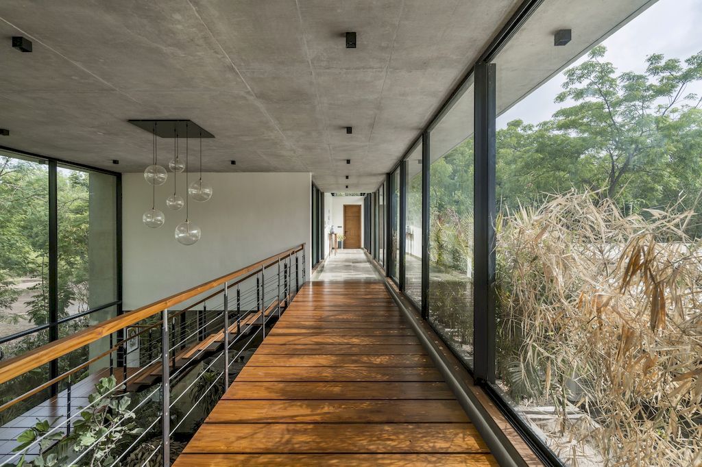 Kalrav Villa with Unique Design Inspired by Nature by VPA Architects