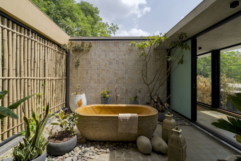 Kalrav Villa with Unique Design Inspired by Nature by VPA Architects