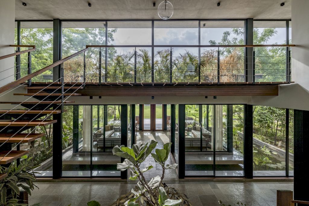 Kalrav Villa with Unique Design Inspired by Nature by VPA Architects