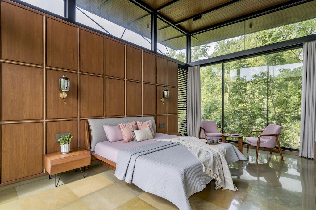 Kalrav Villa with Unique Design Inspired by Nature by VPA Architects