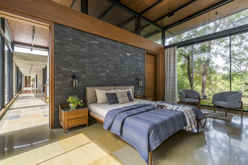 Kalrav Villa with Unique Design Inspired by Nature by VPA Architects