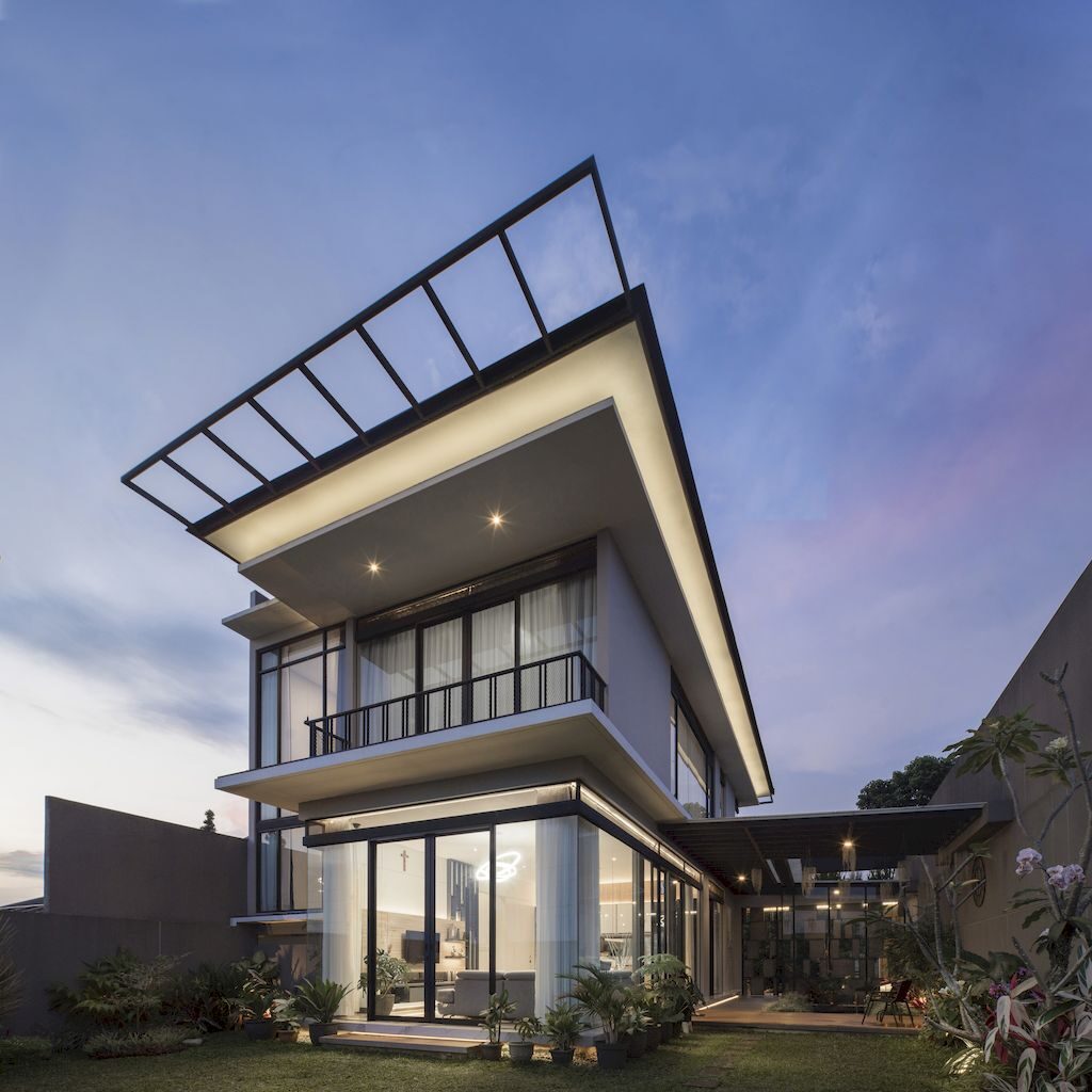 MH Residence with Modern Tropical Style in Indonesia by Studio Avana