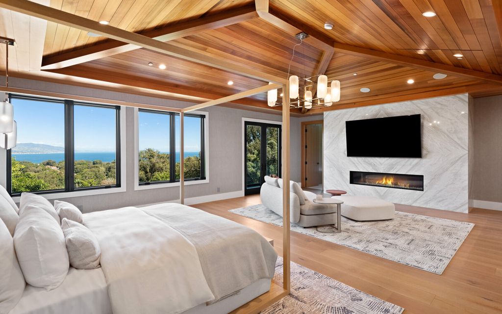 The Home in Malibu, a majestic estate Bbuilt on a palatial scale, with soaring ceilings, stunning woodwork, and bespoke fixtures, the residence has been entirely remodeled inside and out with impeccable attention to detail is now available for sale. This home located at 7052 Dume Dr, Malibu, California