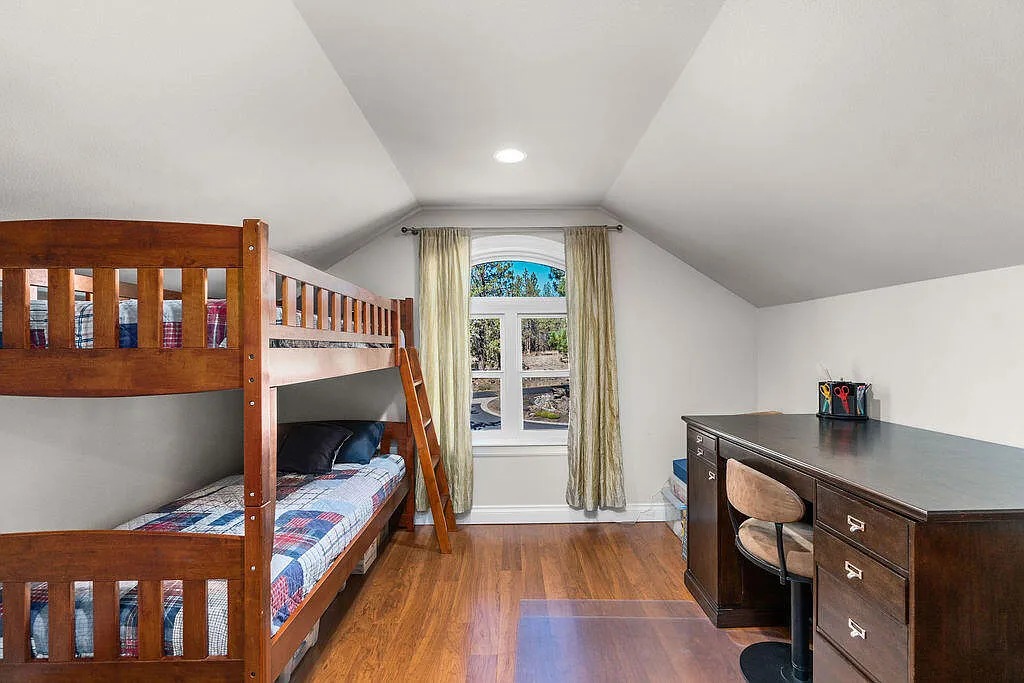 The Home in Bend is equipped with solar, propane, well, septic, a garden, chicken coop, boat bay, and direct access to Tumalo creek & hiking trails, now available for sale. This home located at 63130 Lookout Dr, Bend, Oregon
