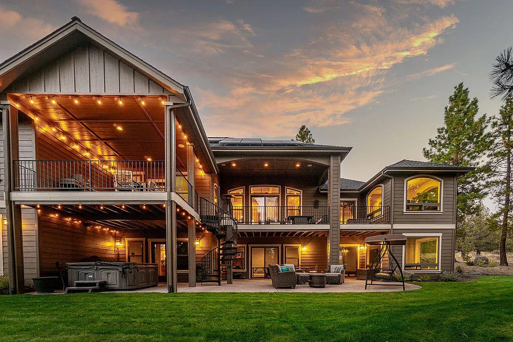The Home in Bend is equipped with solar, propane, well, septic, a garden, chicken coop, boat bay, and direct access to Tumalo creek & hiking trails, now available for sale. This home located at 63130 Lookout Dr, Bend, Oregon