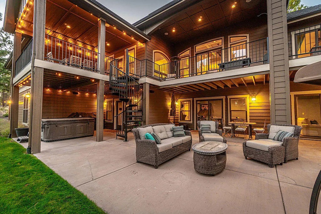 The Home in Bend is equipped with solar, propane, well, septic, a garden, chicken coop, boat bay, and direct access to Tumalo creek & hiking trails, now available for sale. This home located at 63130 Lookout Dr, Bend, Oregon