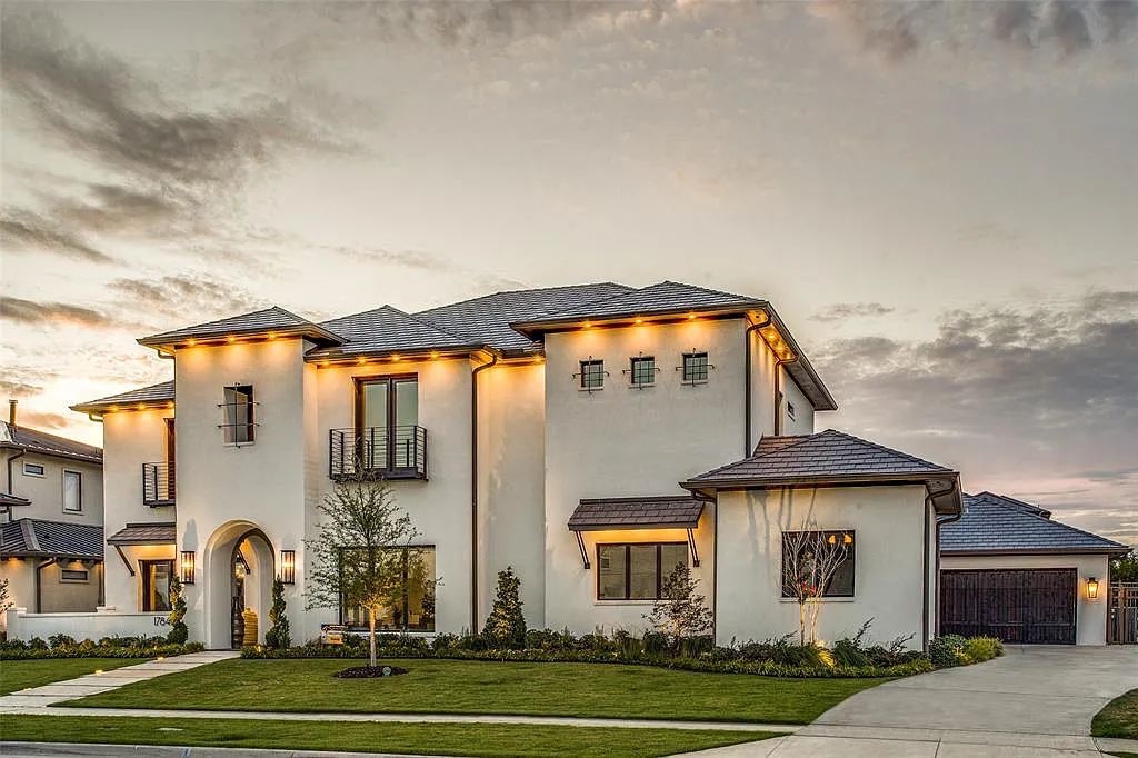 The Home in Frisco, a gorgeous corner lot residence in the heart of Frisco Hills of Kingwood gated community with spacious living areas, gourmet kitchen, spacious rooms, decorative lighting, media room, game room, vaulted ceilings is now available for sale. This house located at 1784 Hidalgo Ln, Frisco, Texas