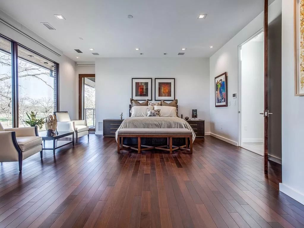 17214 Club Hill Drive, Dallas, Texas is a modern masterpiece perfectly situated with pristine views of both the Bent Tree & Preston Trail Golf courses along with its picturesque view of White Rock Creek.