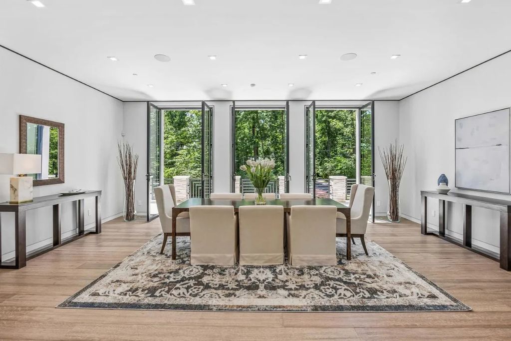 The House in Bethesda is one of those truly special homes where not a single detail has been overlooked, now available for sale. This home located at 8801 Fernwood Rd, Bethesda, Maryland