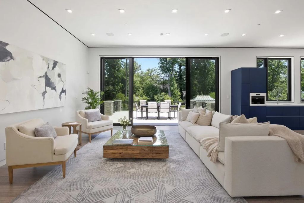 The House in Bethesda is one of those truly special homes where not a single detail has been overlooked, now available for sale. This home located at 8801 Fernwood Rd, Bethesda, Maryland