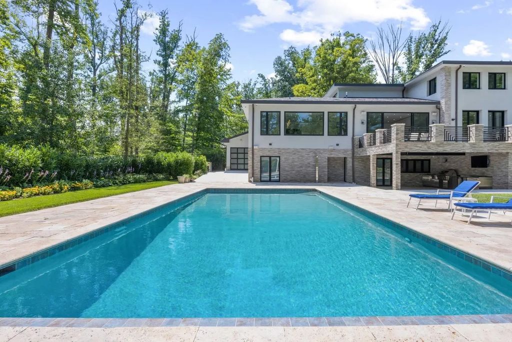 The House in Bethesda is one of those truly special homes where not a single detail has been overlooked, now available for sale. This home located at 8801 Fernwood Rd, Bethesda, Maryland
