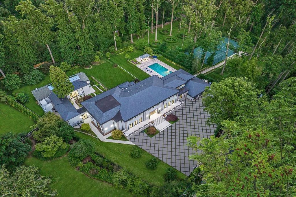 The House in Bethesda is one of those truly special homes where not a single detail has been overlooked, now available for sale. This home located at 8801 Fernwood Rd, Bethesda, Maryland