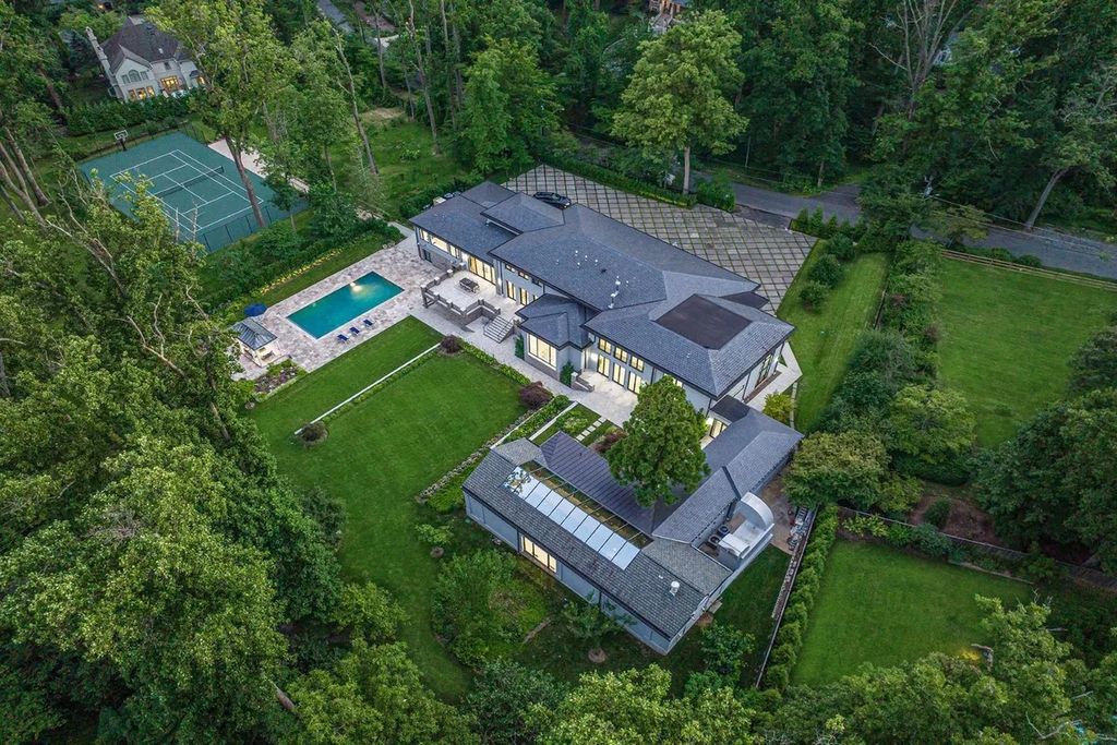 The House in Bethesda is one of those truly special homes where not a single detail has been overlooked, now available for sale. This home located at 8801 Fernwood Rd, Bethesda, Maryland