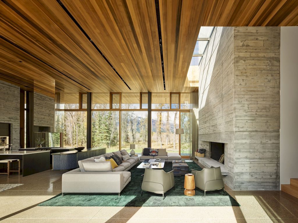 Riverbend Residence with Contemporary Architecture by CLB Architects