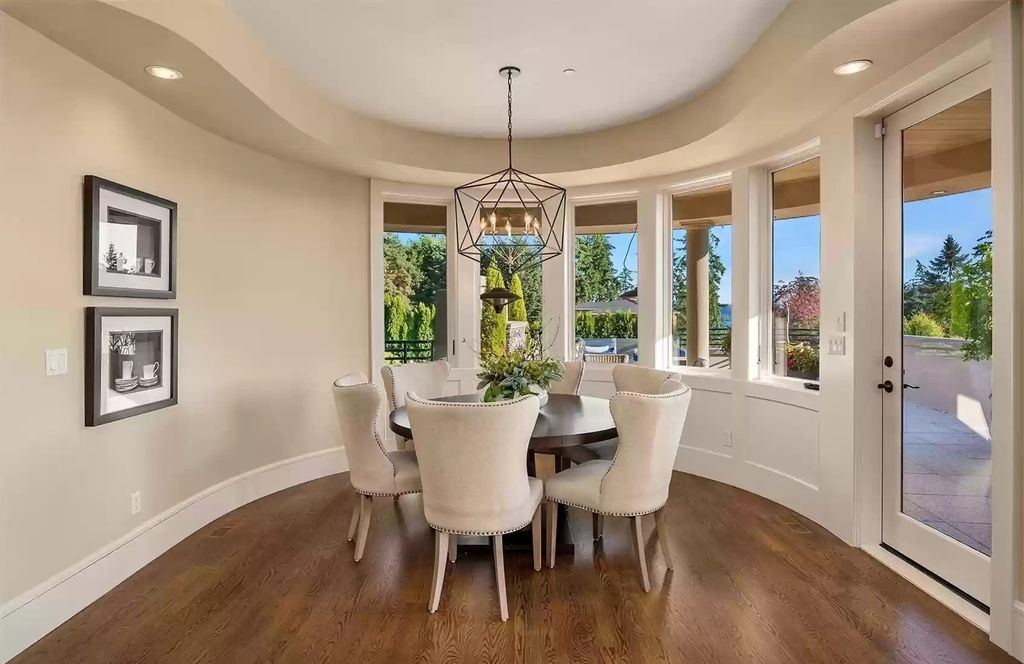 The Estate in Bellevue is a luxurious home built to entertain with a movie theatre, great room, wine cellar, recreation room, and a full bar now available for sale. This home located at 1044 89th Avenue NE, Bellevue, Washington; offering 05 bedrooms and 07 bathrooms with 6,054 square feet of living spaces.