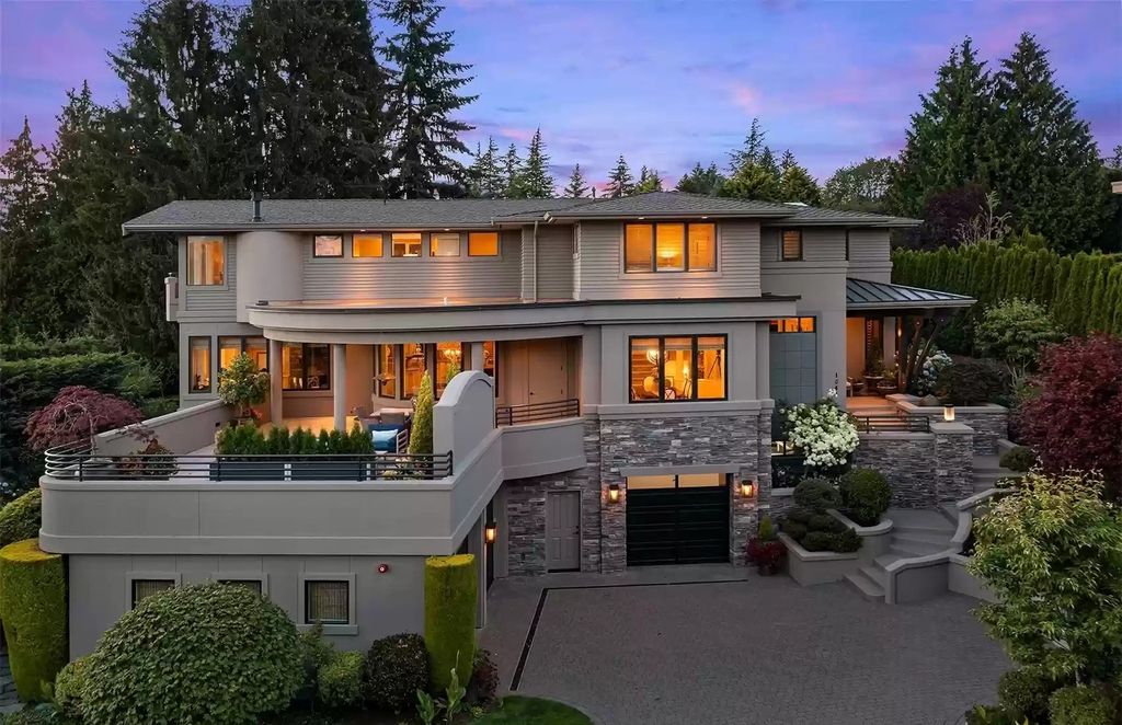 The Estate in Bellevue is a luxurious home built to entertain with a movie theatre, great room, wine cellar, recreation room, and a full bar now available for sale. This home located at 1044 89th Avenue NE, Bellevue, Washington; offering 05 bedrooms and 07 bathrooms with 6,054 square feet of living spaces.