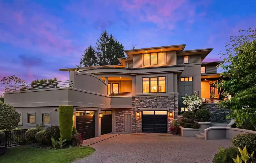 The Estate in Bellevue is a luxurious home built to entertain with a movie theatre, great room, wine cellar, recreation room, and a full bar now available for sale. This home located at 1044 89th Avenue NE, Bellevue, Washington; offering 05 bedrooms and 07 bathrooms with 6,054 square feet of living spaces.