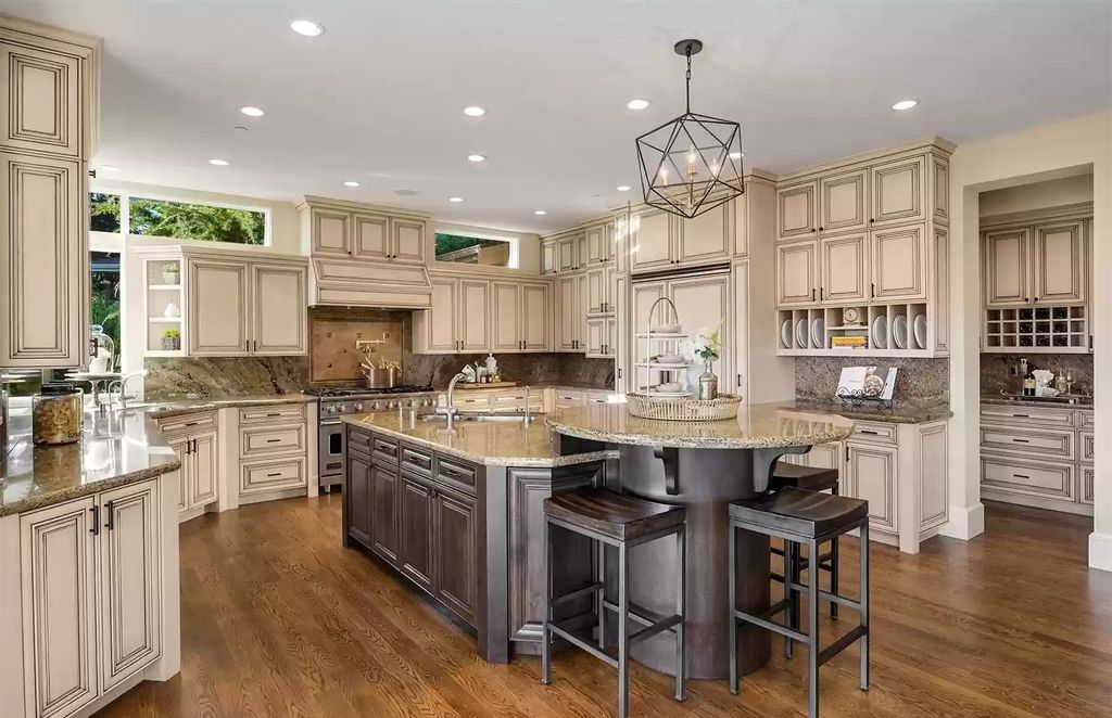 The Estate in Bellevue is a luxurious home built to entertain with a movie theatre, great room, wine cellar, recreation room, and a full bar now available for sale. This home located at 1044 89th Avenue NE, Bellevue, Washington; offering 05 bedrooms and 07 bathrooms with 6,054 square feet of living spaces.
